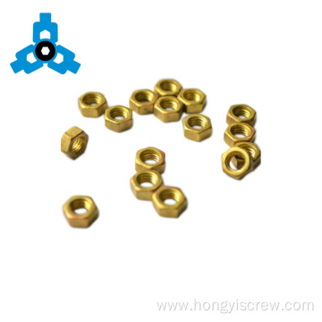 Brass Machine Screws And Hexagon Nuts